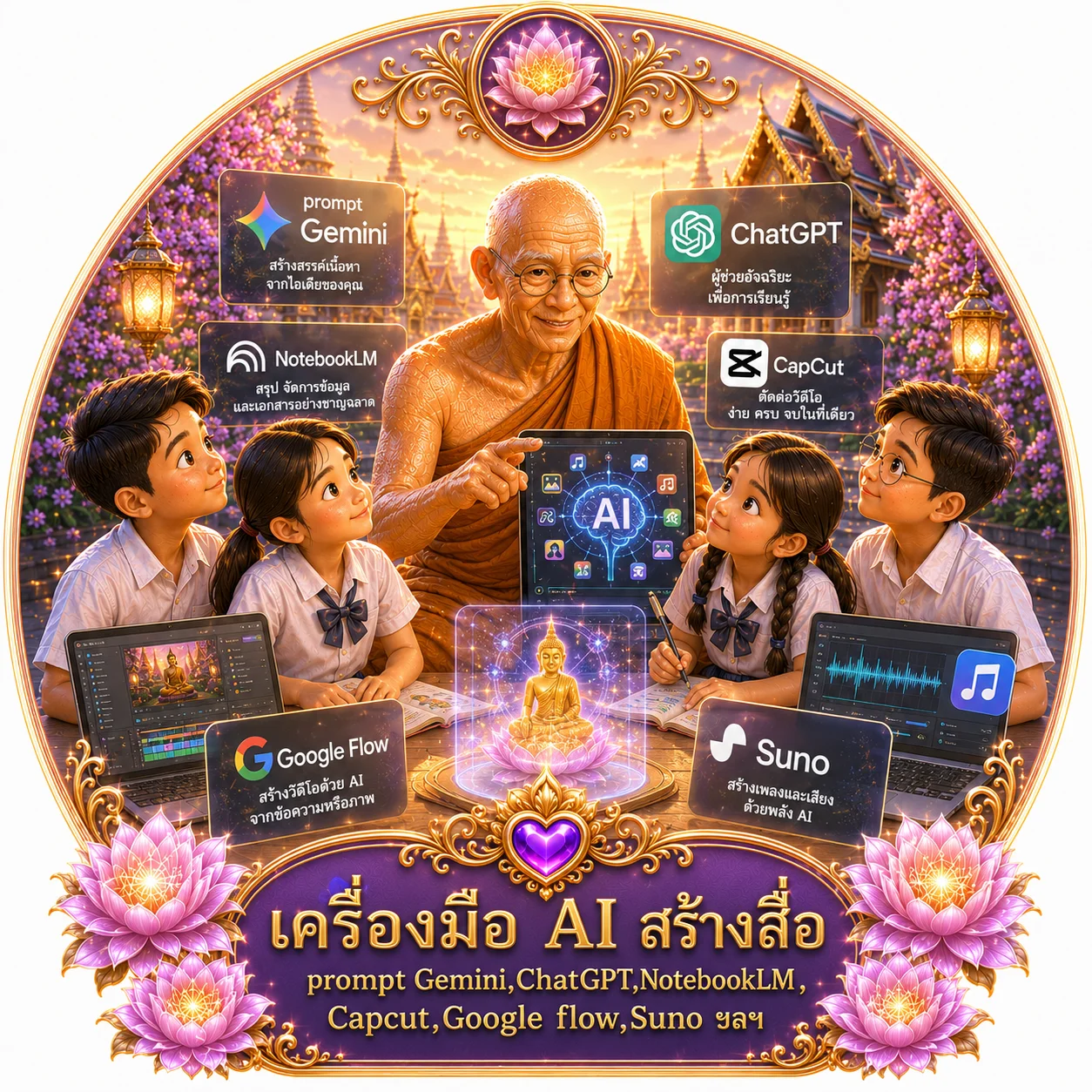 เครื่องมือ AI สร้างสื่อ